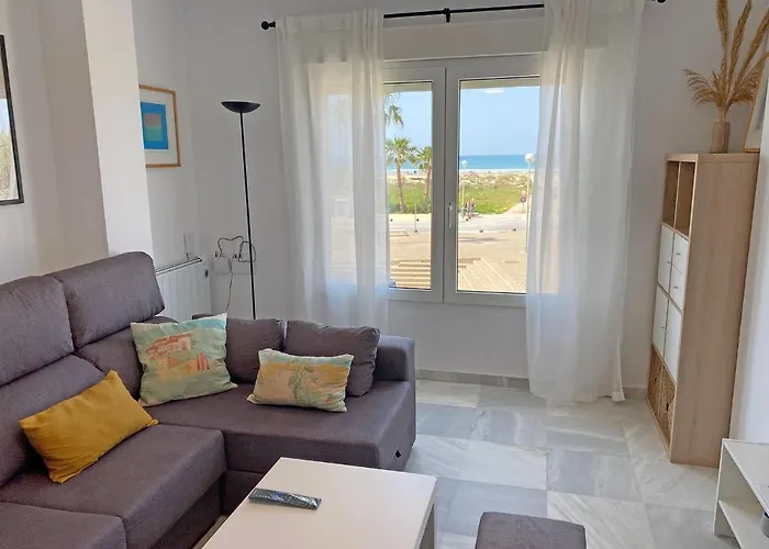 Santa Barbara A Front With Sea View And Garage In Conil * Conil De La Frontera