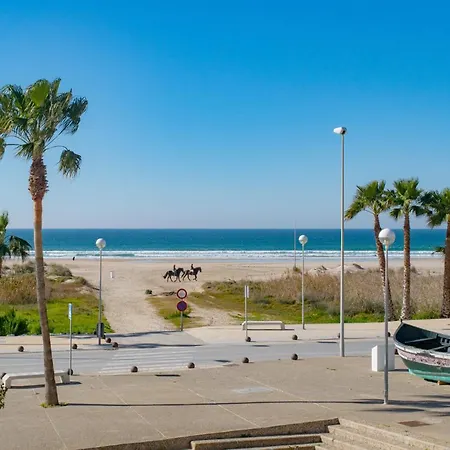 Apartment Santa Barbara A Front With Sea View And Garage In Conil *